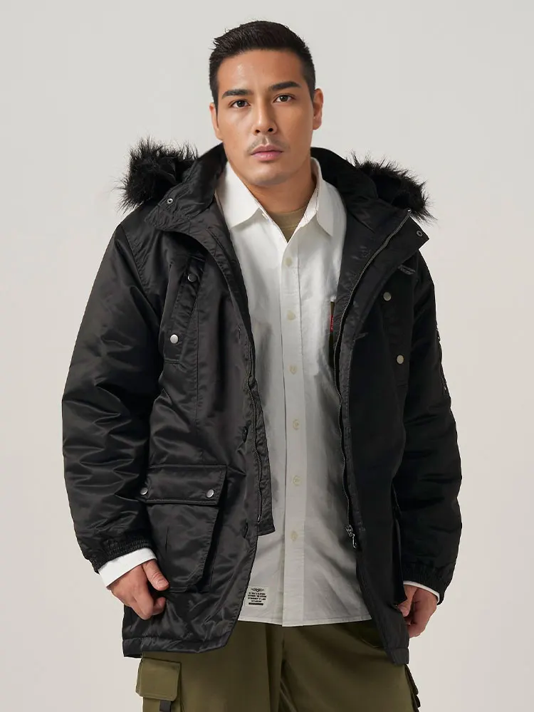 ブラック 【REDBERETS(レッドベレー)】ナイロンN3Bタイプ中綿