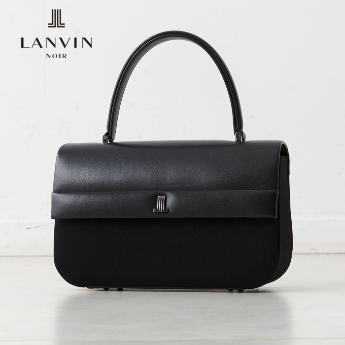 ボストンタイプのブラックバッグ ・ブラック｜東京ソワールオンライン