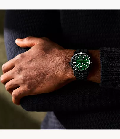 Compression Diver Black Stainless Steel Watch ZO9314 - Zodiac Watches®