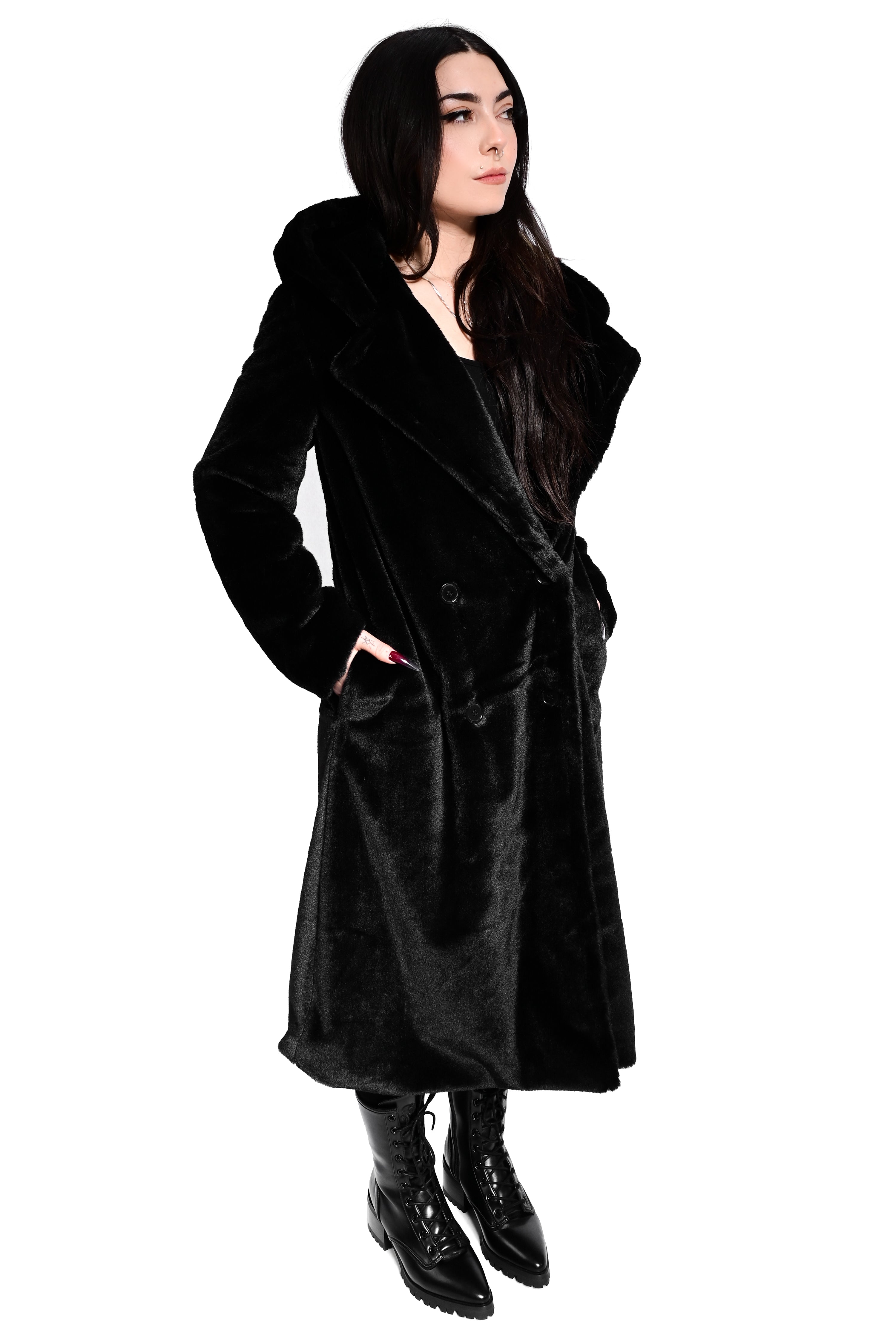Thora Faux Fur Coat - No Restock! - Final Sale – FOXBLOOD