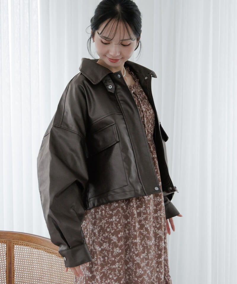 30%OFF】2way short blouson～ﾂｰｳｪｲｼｮｰﾄﾌﾞﾙｿﾞﾝ | flower／フラワー公式通販