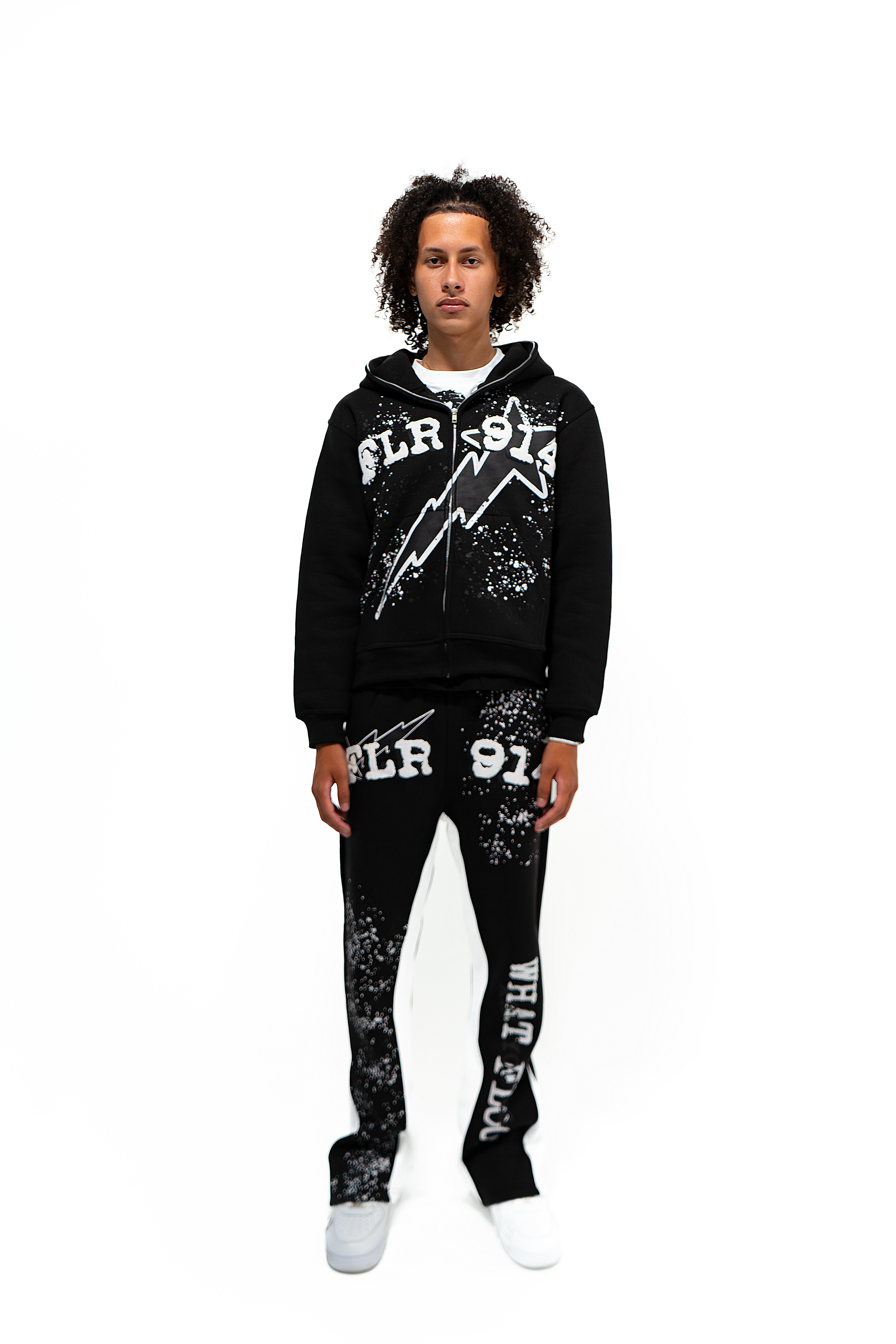 FLR 914 レッド フード付きパーカー floor914 all star set