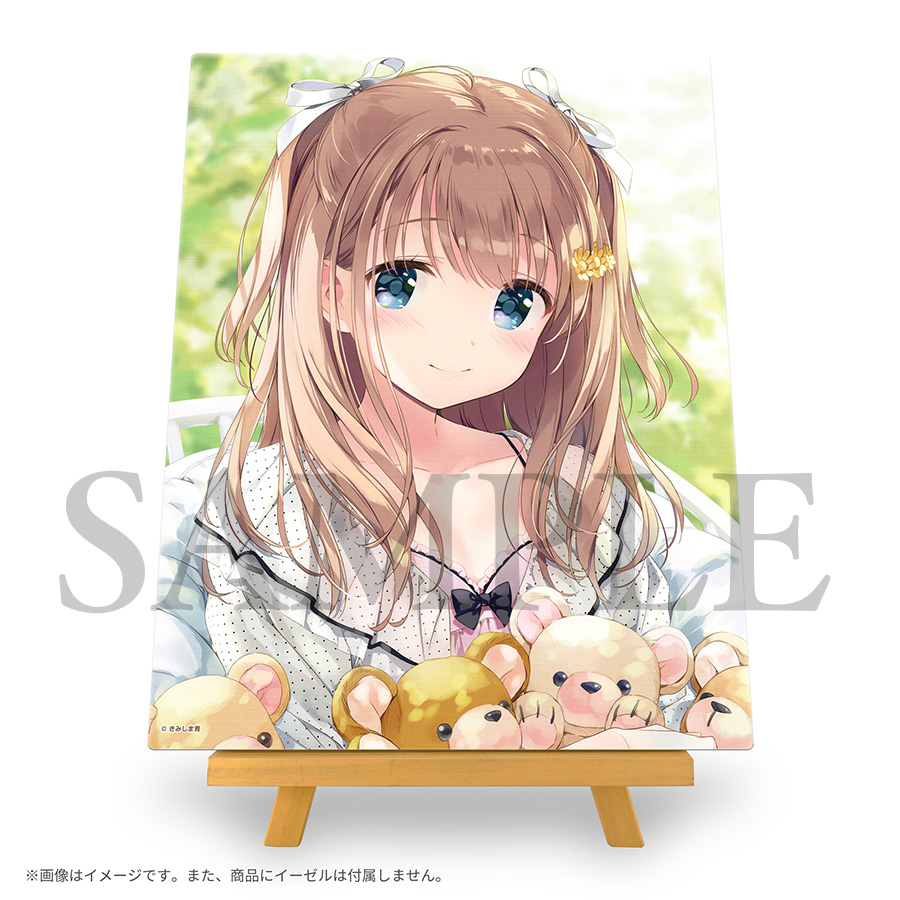 きみしま青 直筆サイン入りF6キャンパスアート 05咲希 きみしま青 直筆