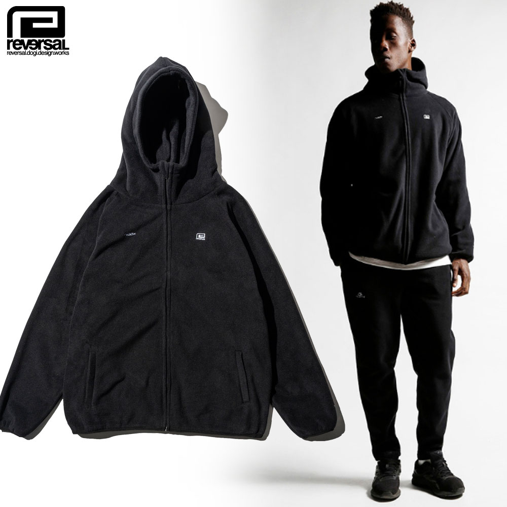 reversal/リバーサル】ジップパーカー ポーラテック フリース/POLARTEC
