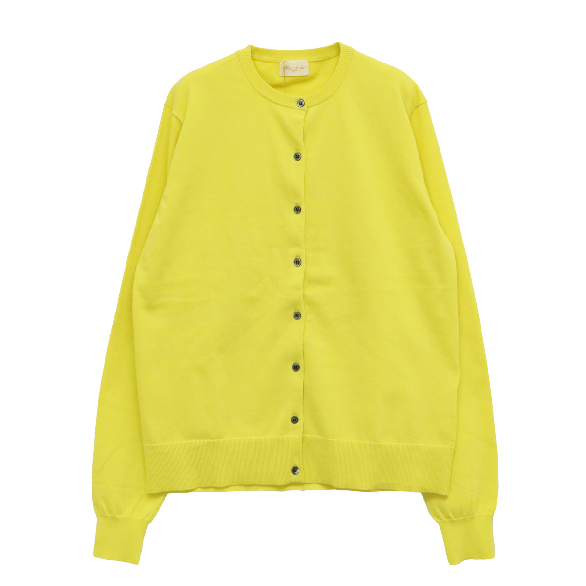 クルーネックカーディガン 23 イエロー【Fleur de lis(フラデリ