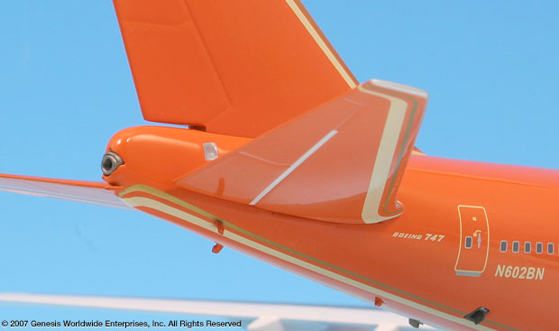 Braniff Ultra Orange 747-200 1:200