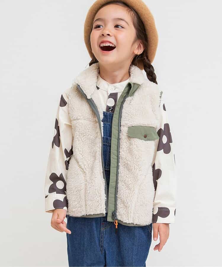 ☆タイムセール☆【リンク】ファーフリースベスト（J415905）|BREEZE