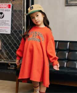 ☆タイムセール☆【リンク】カレッジロゴワンピース（R417025）|F.O.