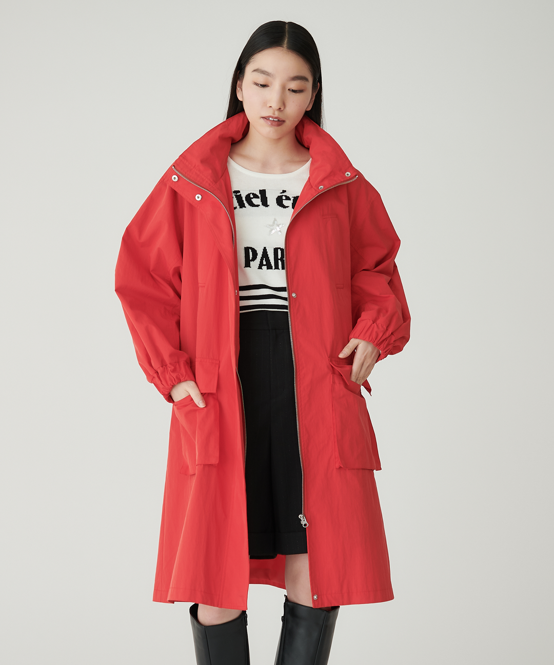 ビッグポケットロングコート – FACE SANS FARD