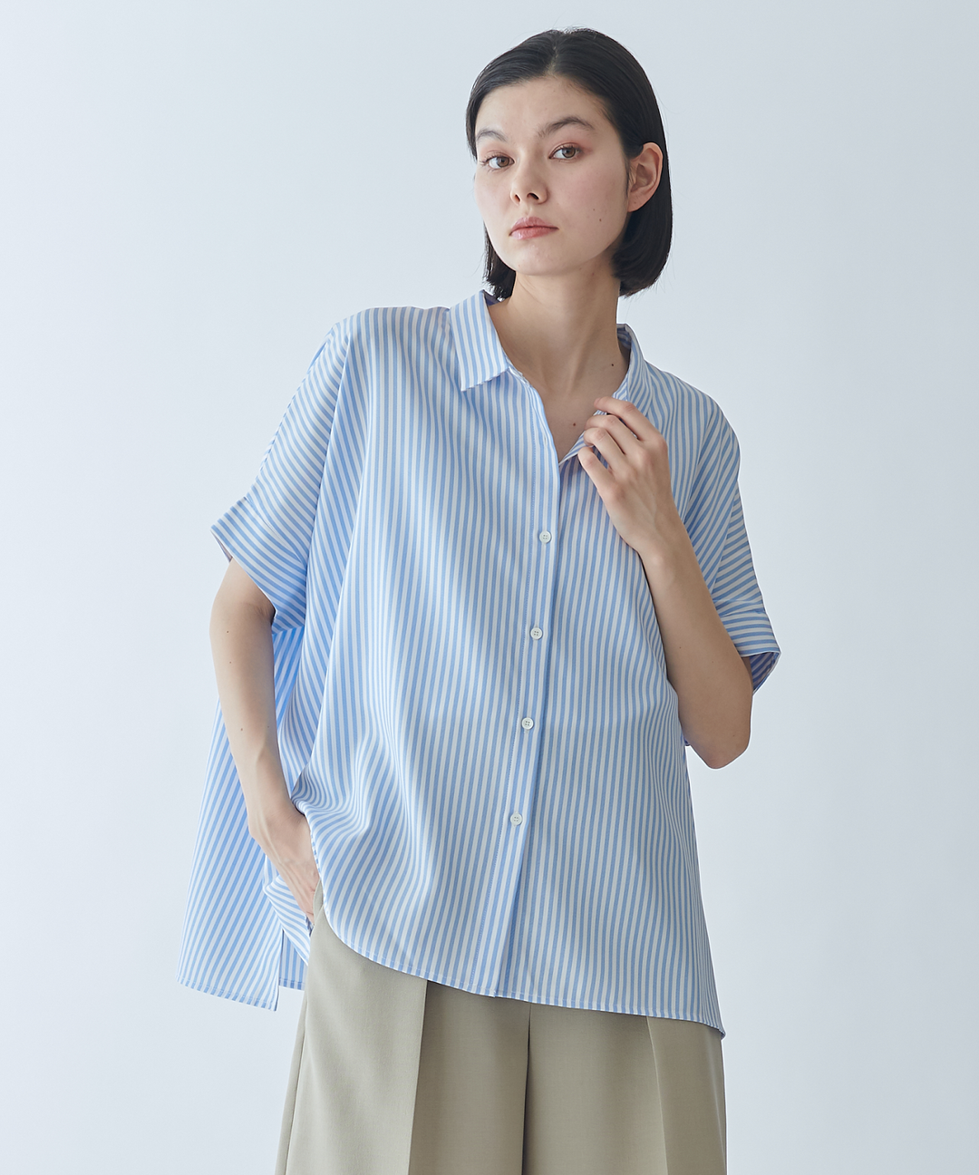 オックスストライプシャツ – FACE SANS FARD