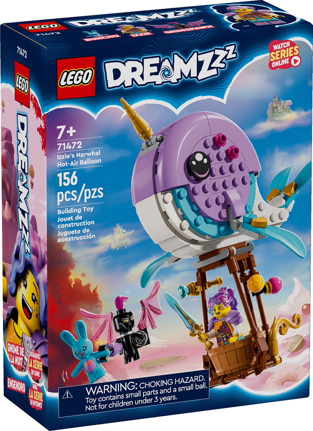 LEGO® DREAMZzz™ Izzie's Narwhal Hot Air Balloon – Fun Stuff Toys