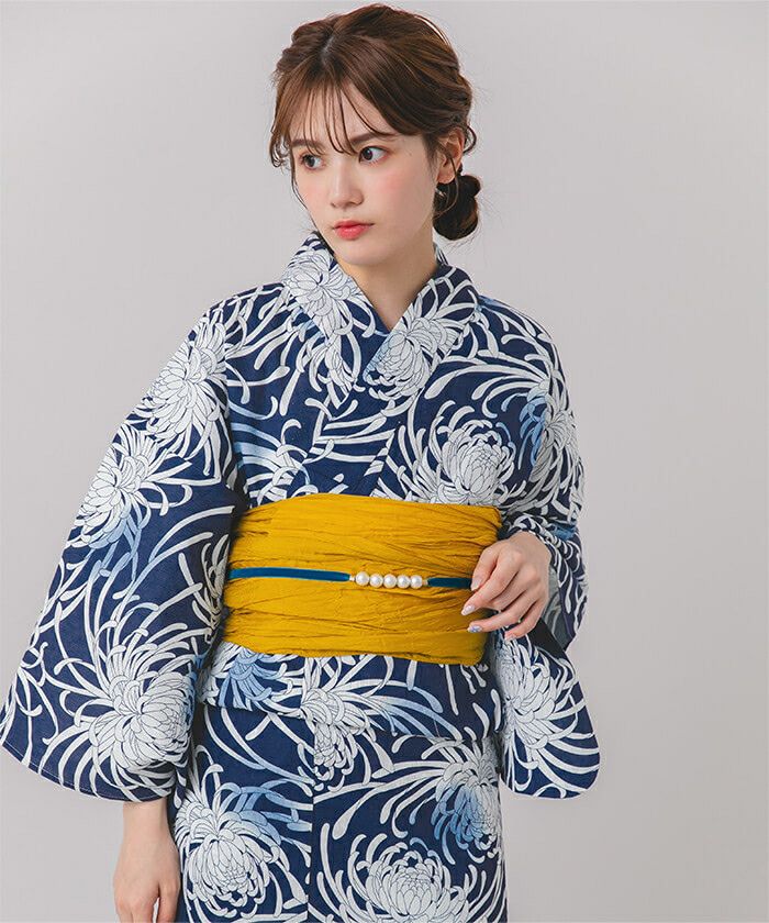 単品]綿麻生地はんなり乱菊柄浴衣 | ur's（ユアーズ）