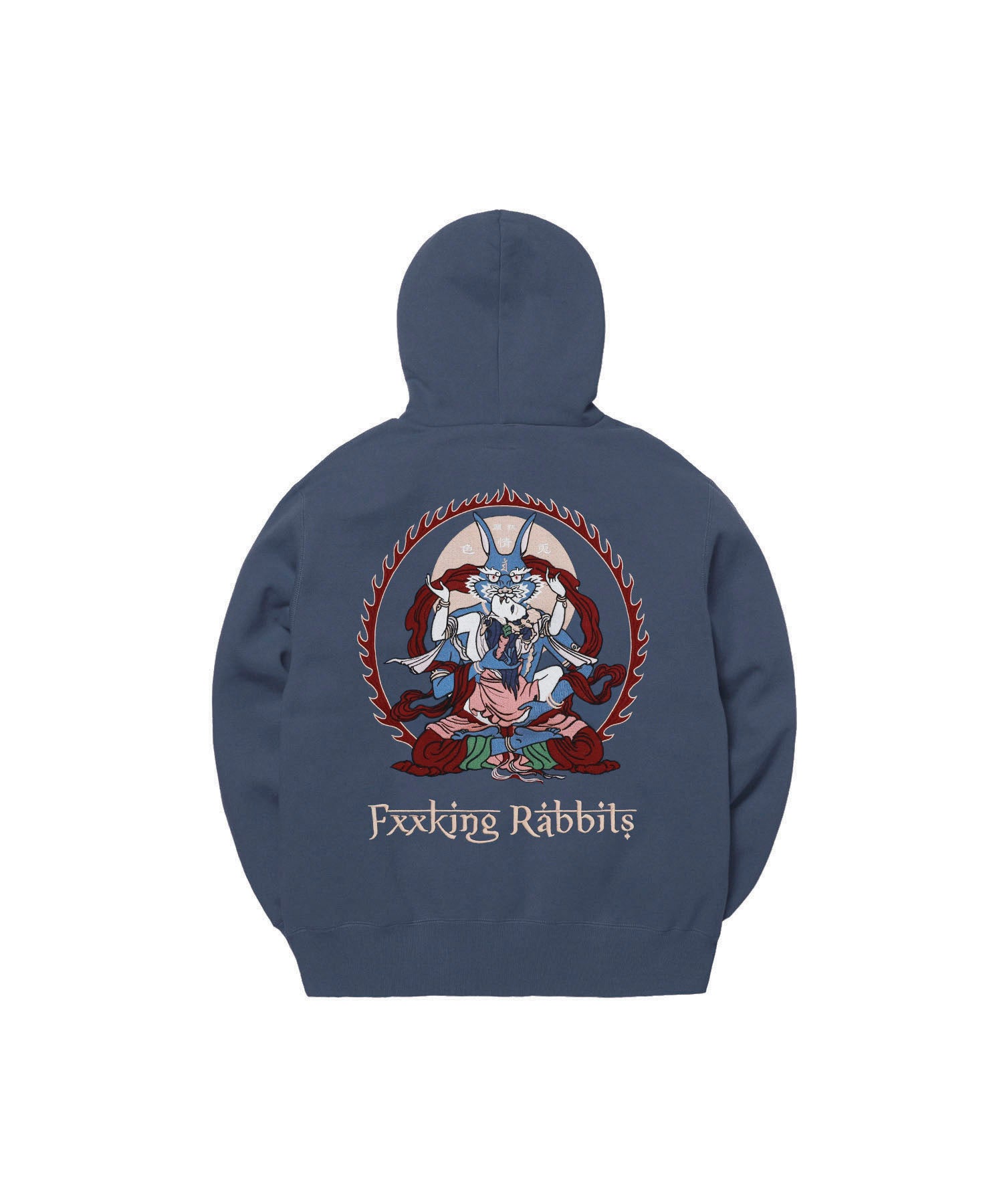 Embroidery 頭狂色情兎 Hoodie – #FR2