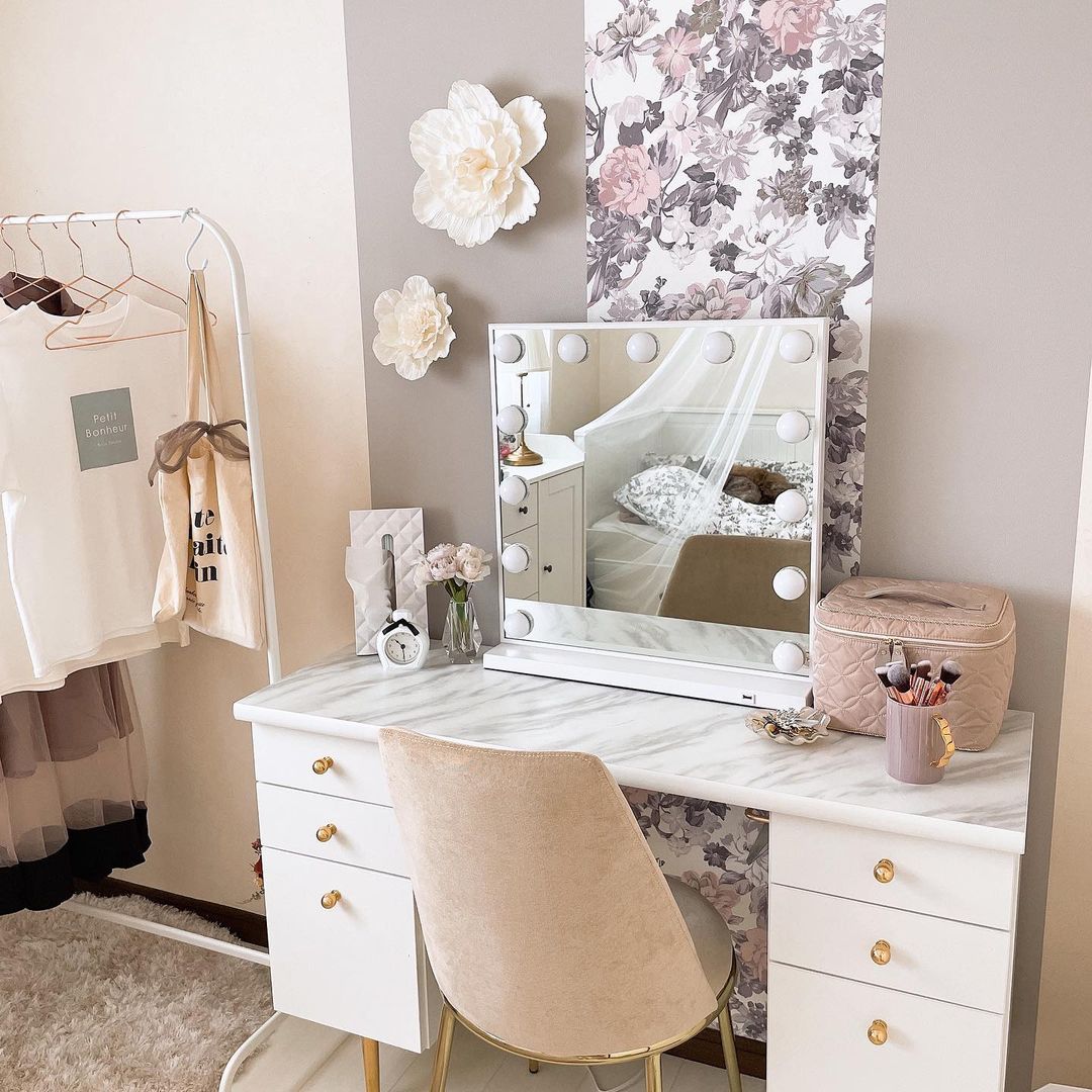 送料込/Francfrancフランフラン/ドレッサー/グレー/直接引取4000円