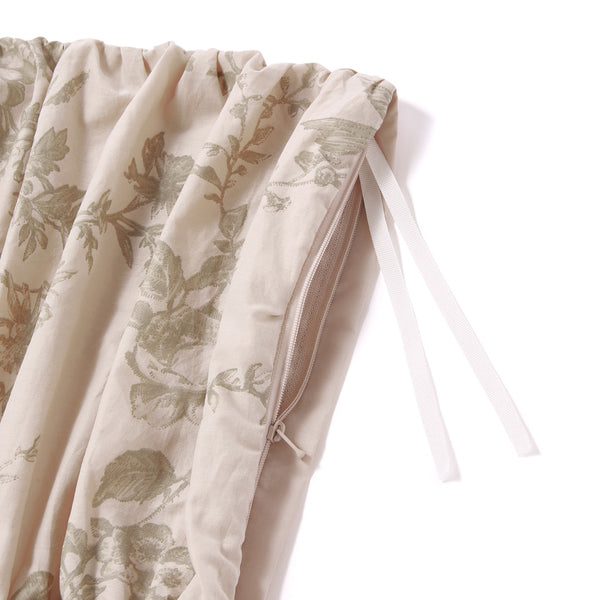 ギャザーリボン 掛け布団カバー ダブル ベージュ | Francfranc（フラン