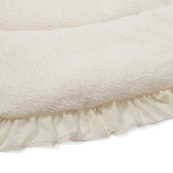 オンラインショップ限定】ホワモコ フリル こたつ布団 円形 φ1900