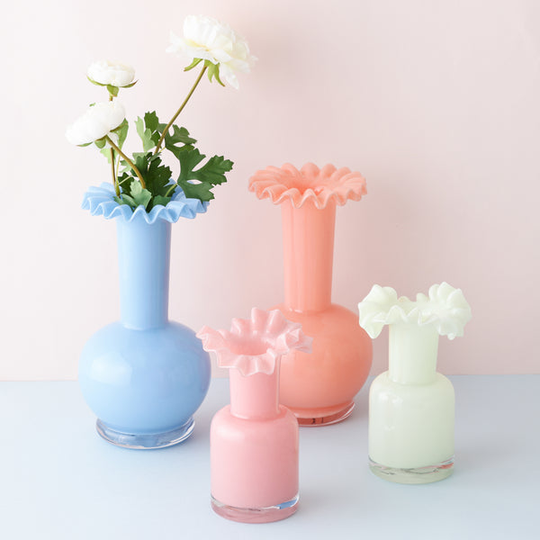 フリル フラワーベース M ピンク | Francfranc（フランフラン）公式