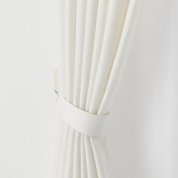 Francfranc ラメ×マニフィレース 二重縫製カーテン アイボリー最終値下