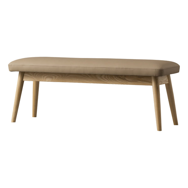 ピオニ ベンチ ベージュxナチュラル（W1150） | Francfranc（フラン