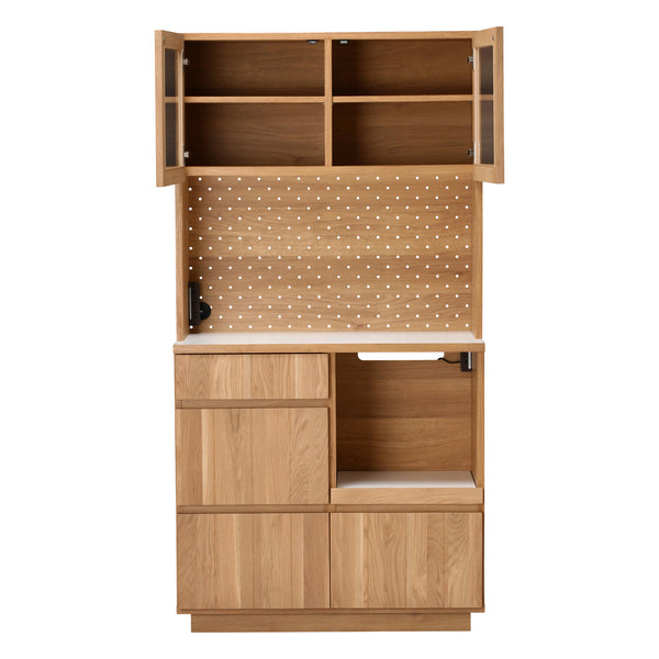 ライツ キッチンボード ナチュラル（W900xH1750） | Francfranc