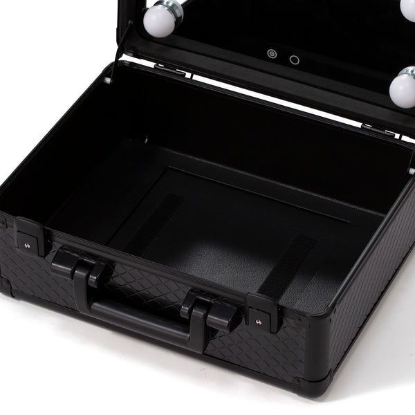 Francfranc ヴァリーズ ハリウッドボックスS 黒ケース 仕切り付き