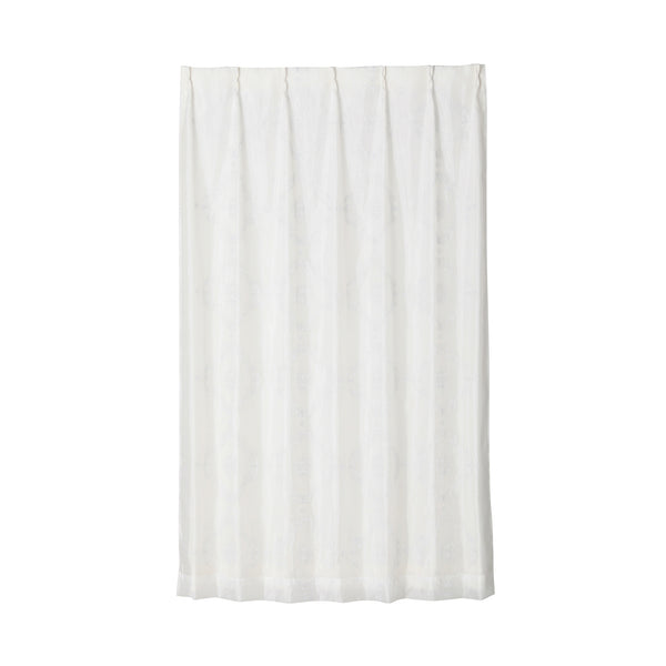 ラメ×リマニフィ ダブルカーテン H1780×W1000 アイボリー（レース