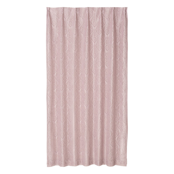 ドレッシー×スペイシア ダブルカーテン ライトピンク H2000×W1000