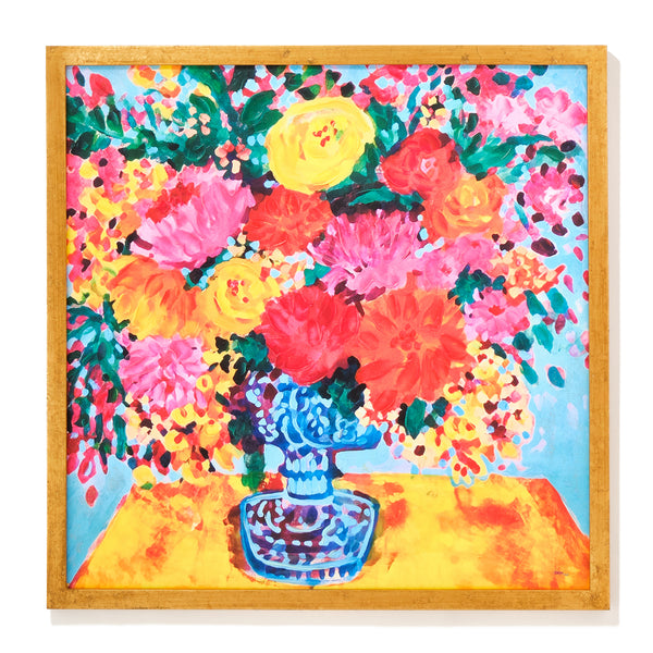 ビビッド フラワー アートボード ブルー | Francfranc（フランフラン