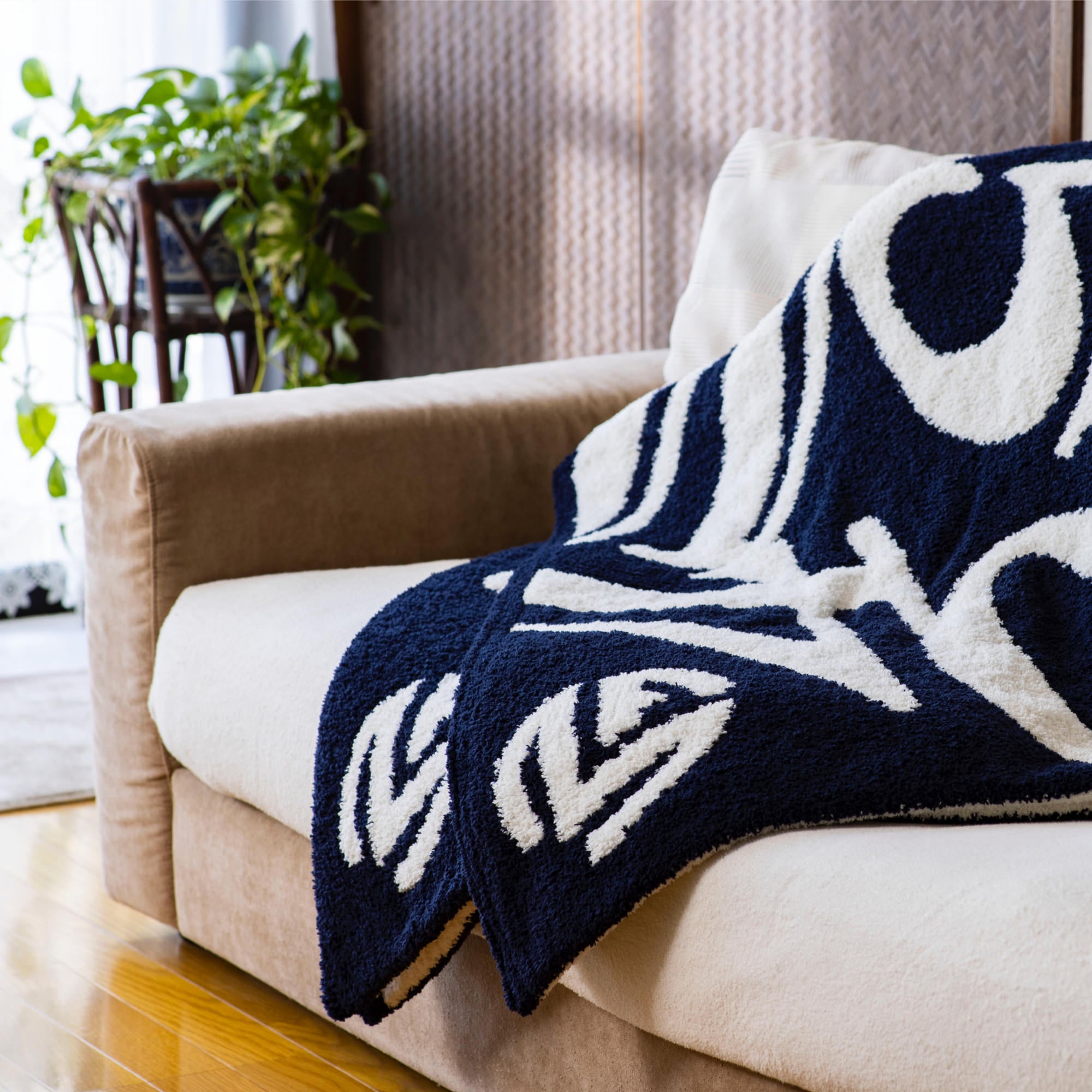 伊豆のぬし釣り ヒルズフィールド ブランケット MIYABIネイビー 楽天