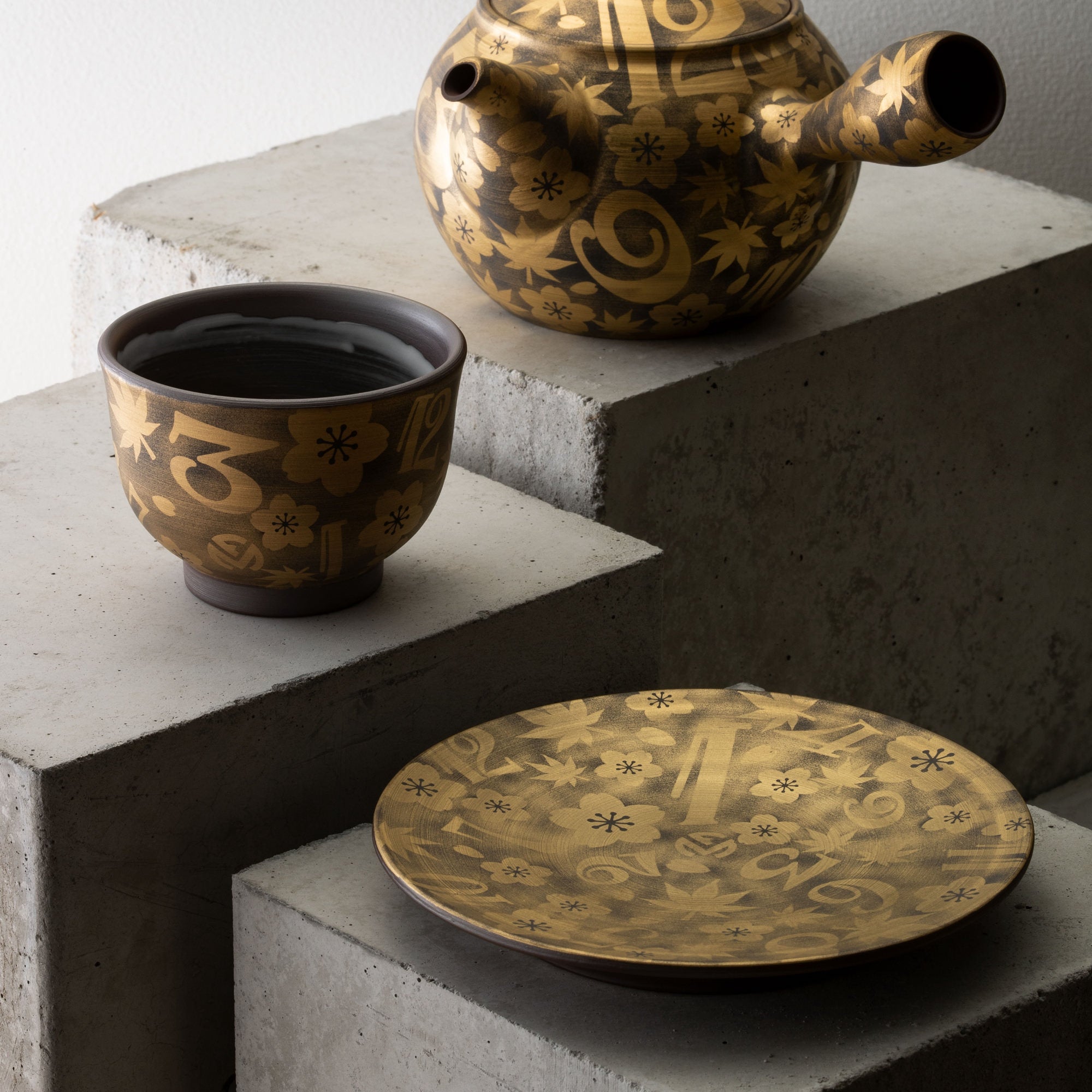 FRANCK MULLER e-Boutique 萬古焼 菓子皿 5枚組 FFF.BANKO.KASHI.5SET