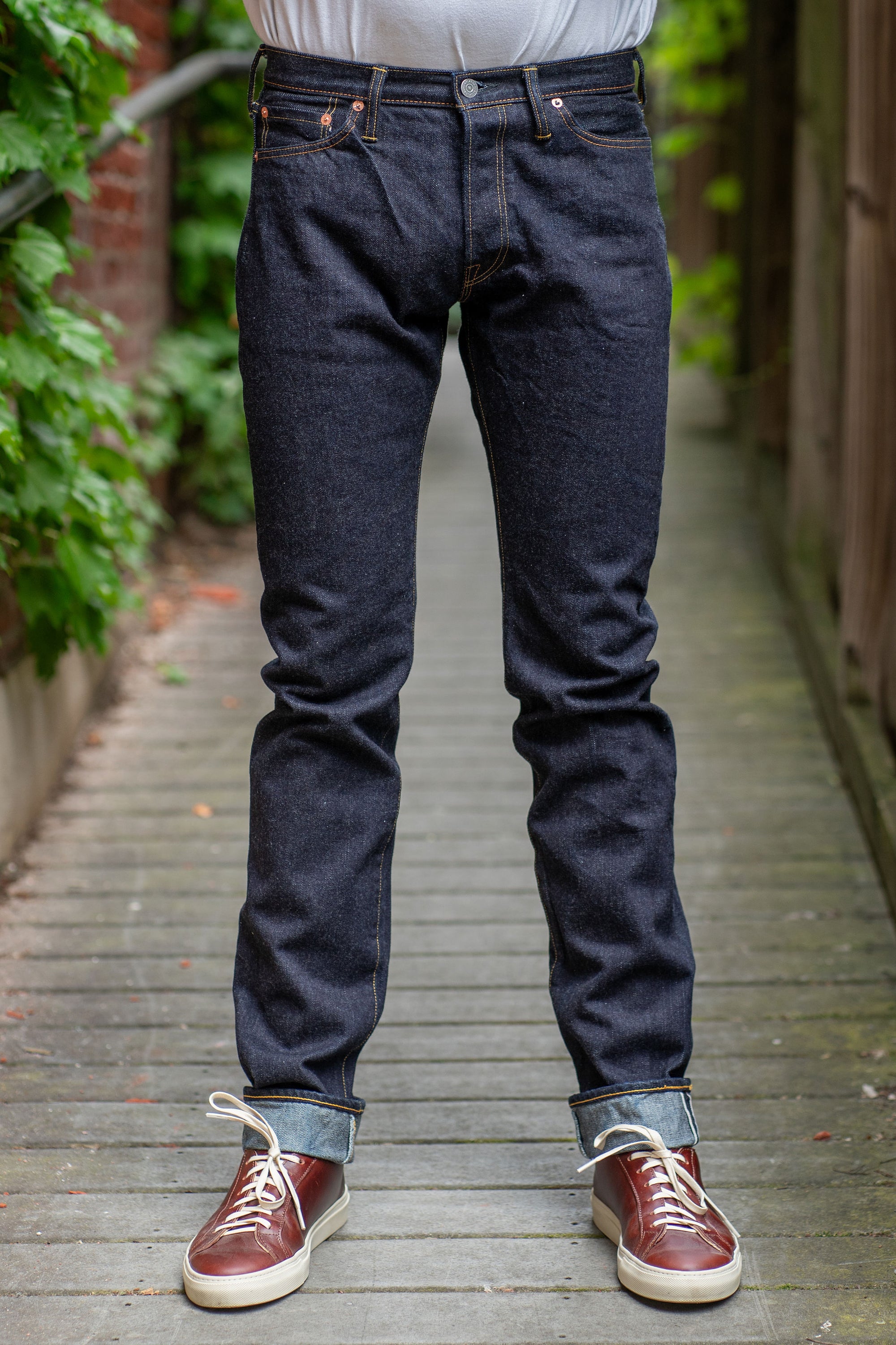 The Flat Head FN-3002 Slim Tapered - 14.5oz Selvedge Denim (One