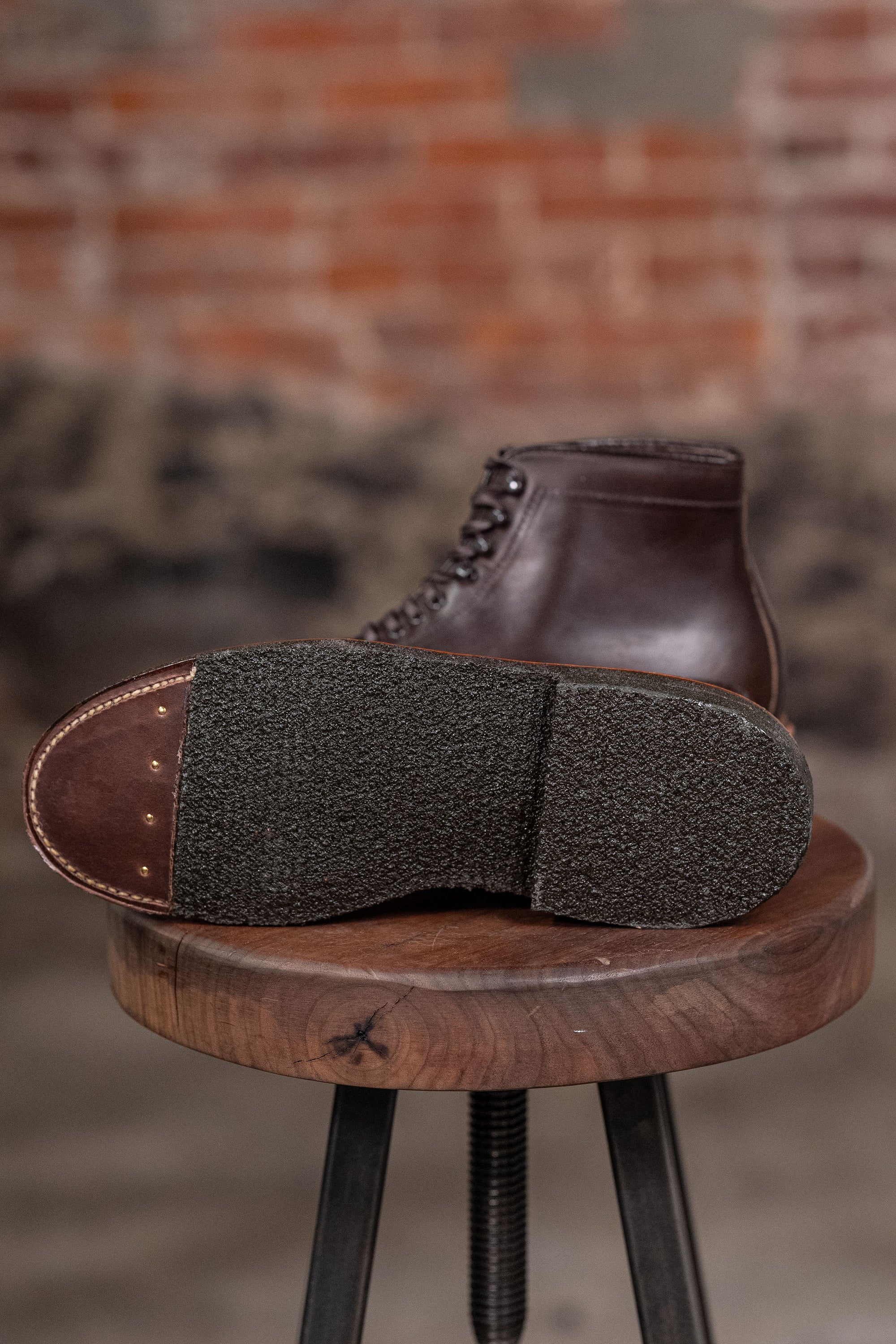 Alden 86062H Plain Toe Boot - Brown Chromexcel - Franklin & Poe