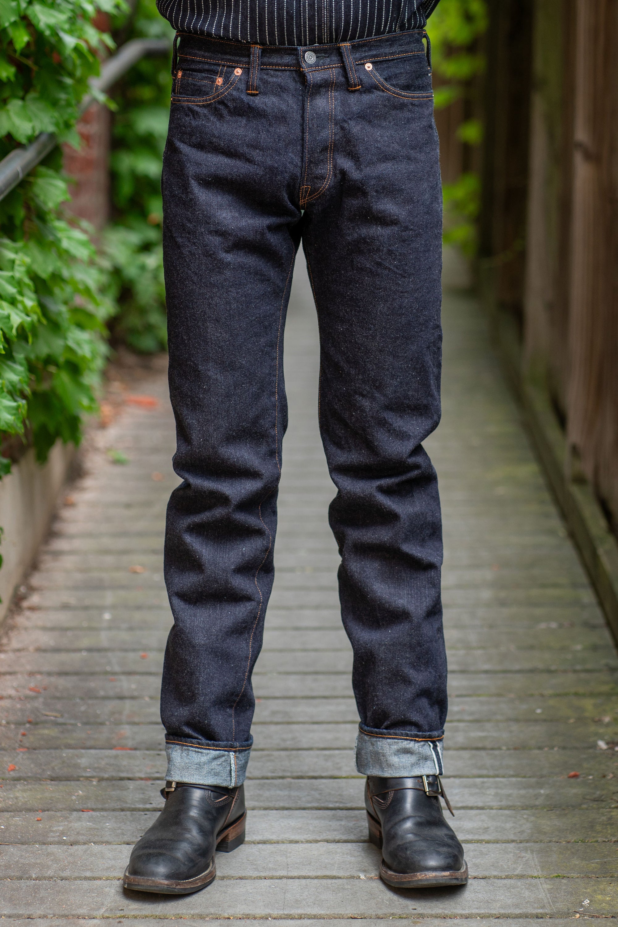 The Flat Head FN-3009 Slim Straight - 14.5oz Selvedge Denim (One