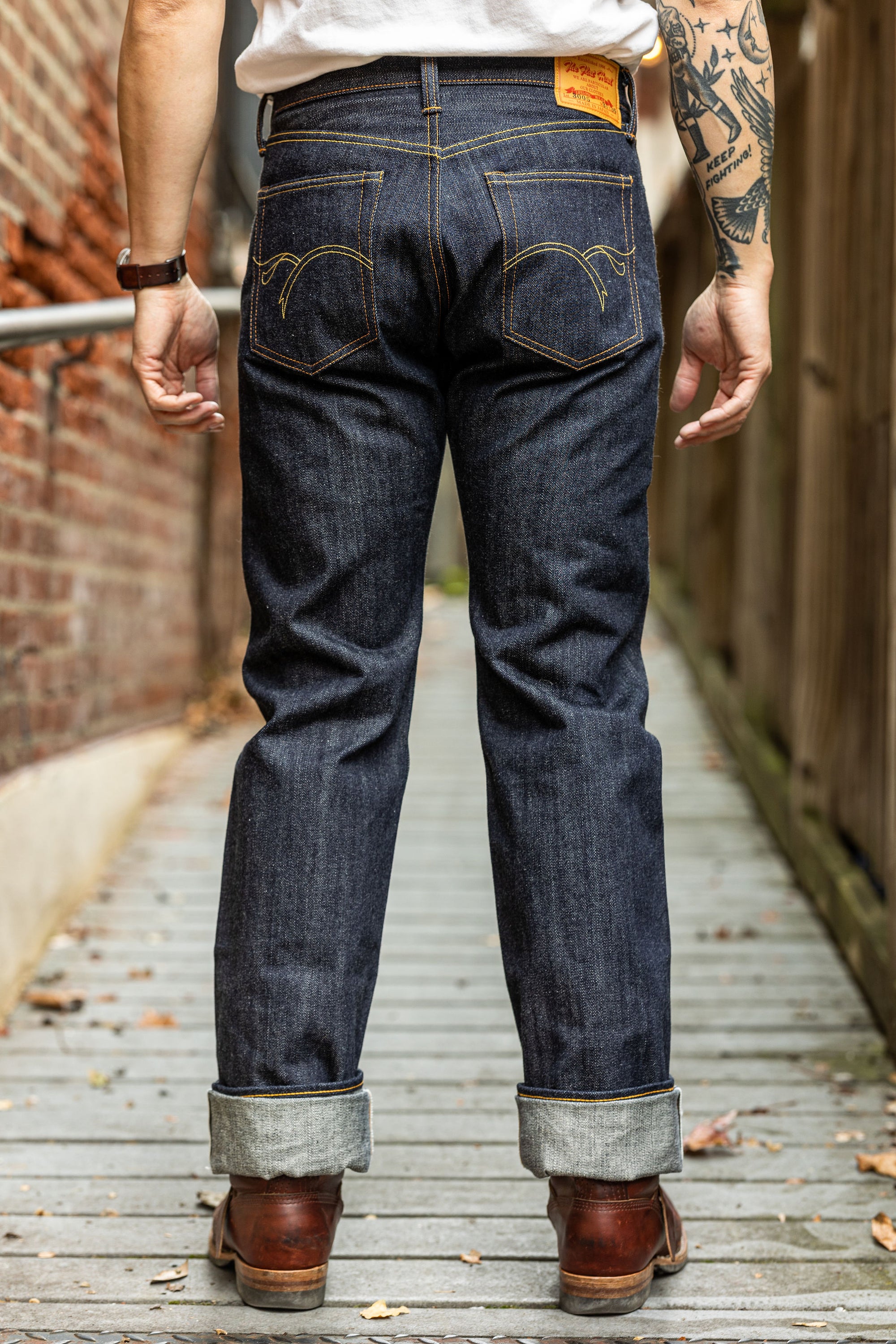 The Flat Head 3005 Straight - 14.5oz Selvedge Denim (Unsanforized