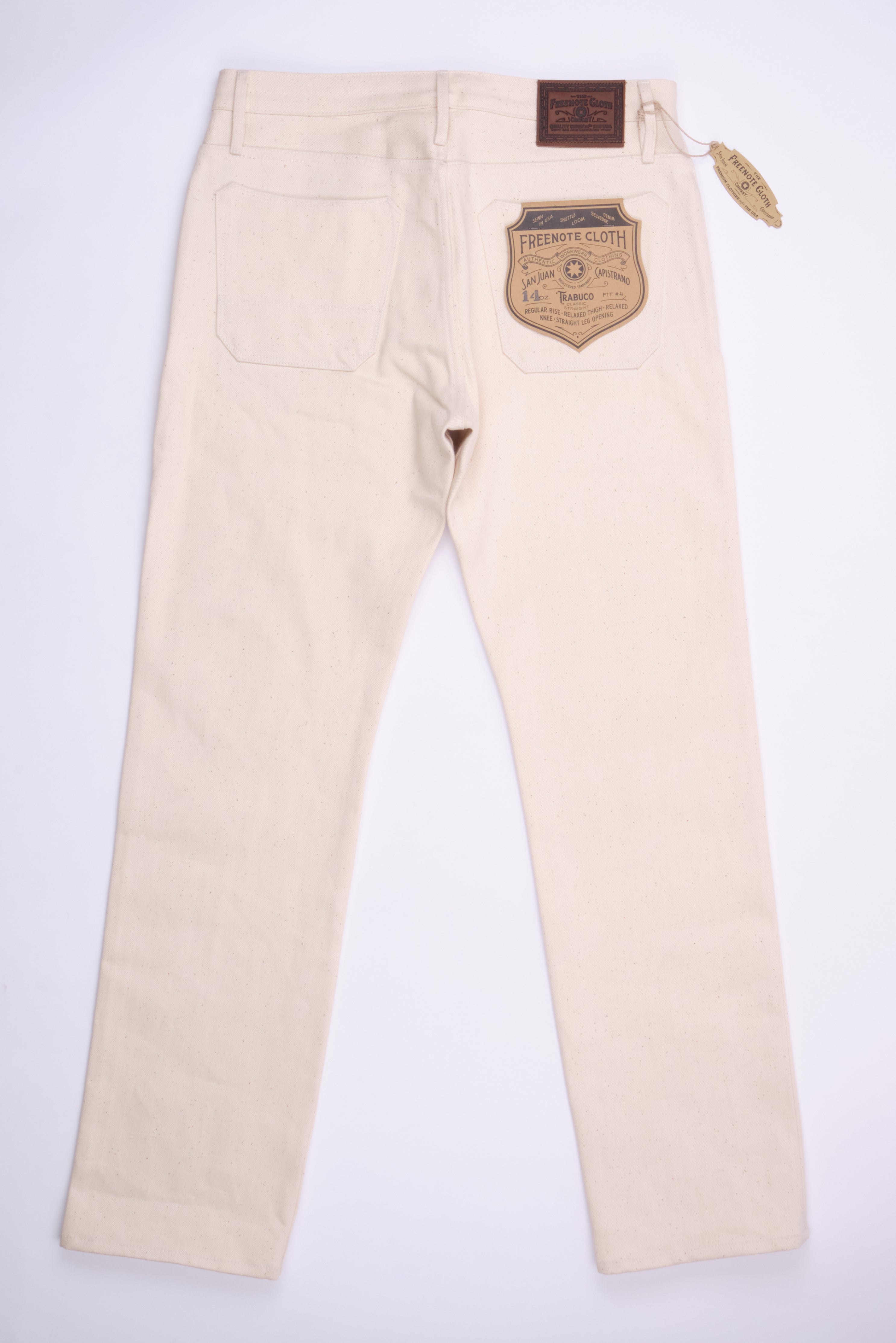 Trabuco Classic Straight | 14 Ounce Ecru Denim