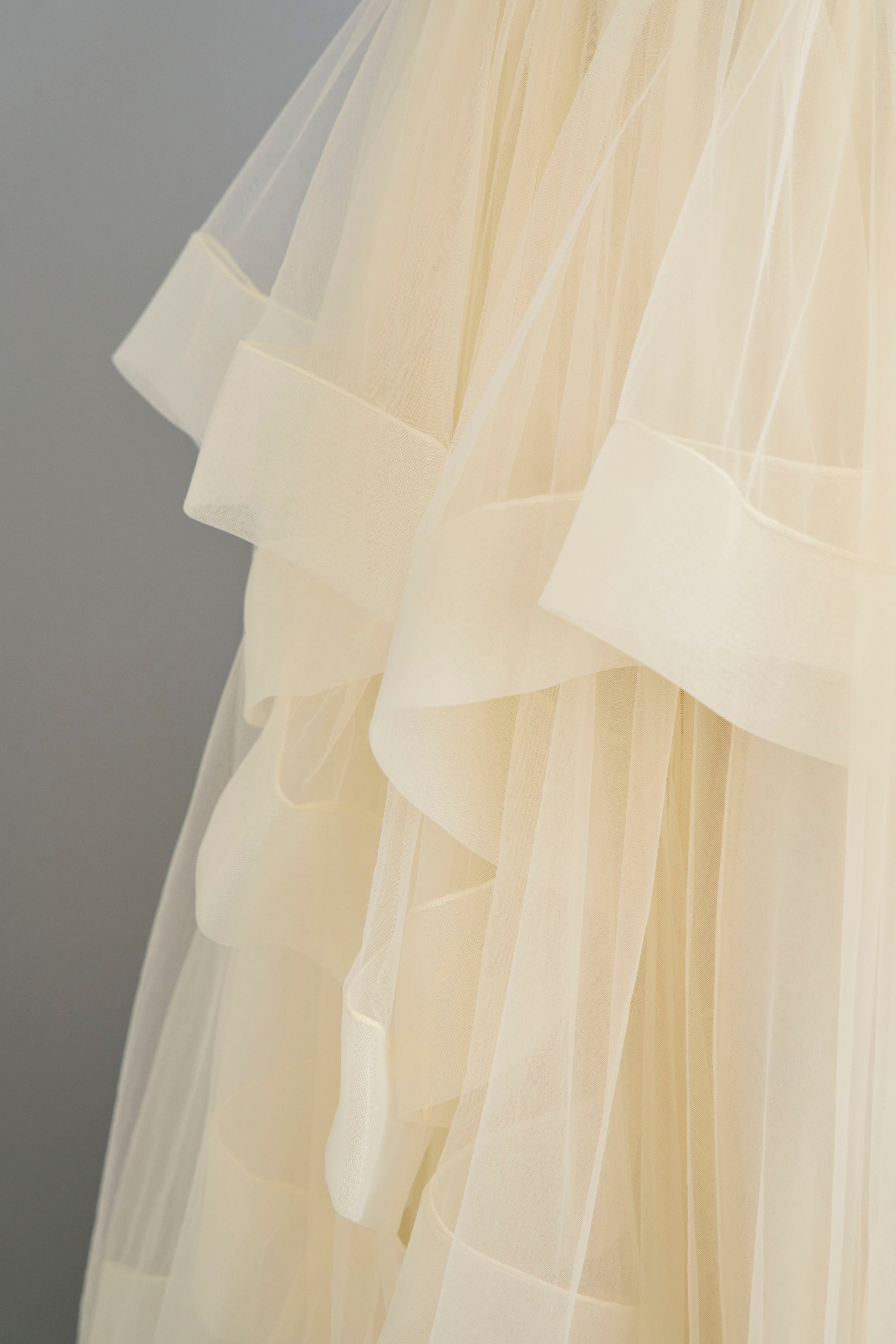 予約]ランダムフリルティアードボリュームスカート – Frene