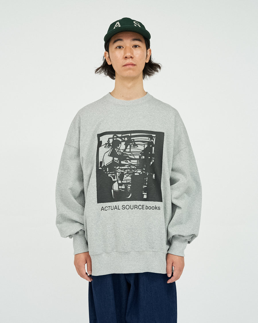 AS×FS LIGHT OZ CREW NECK SWEAT “LITHOGRAPH” – FreshService