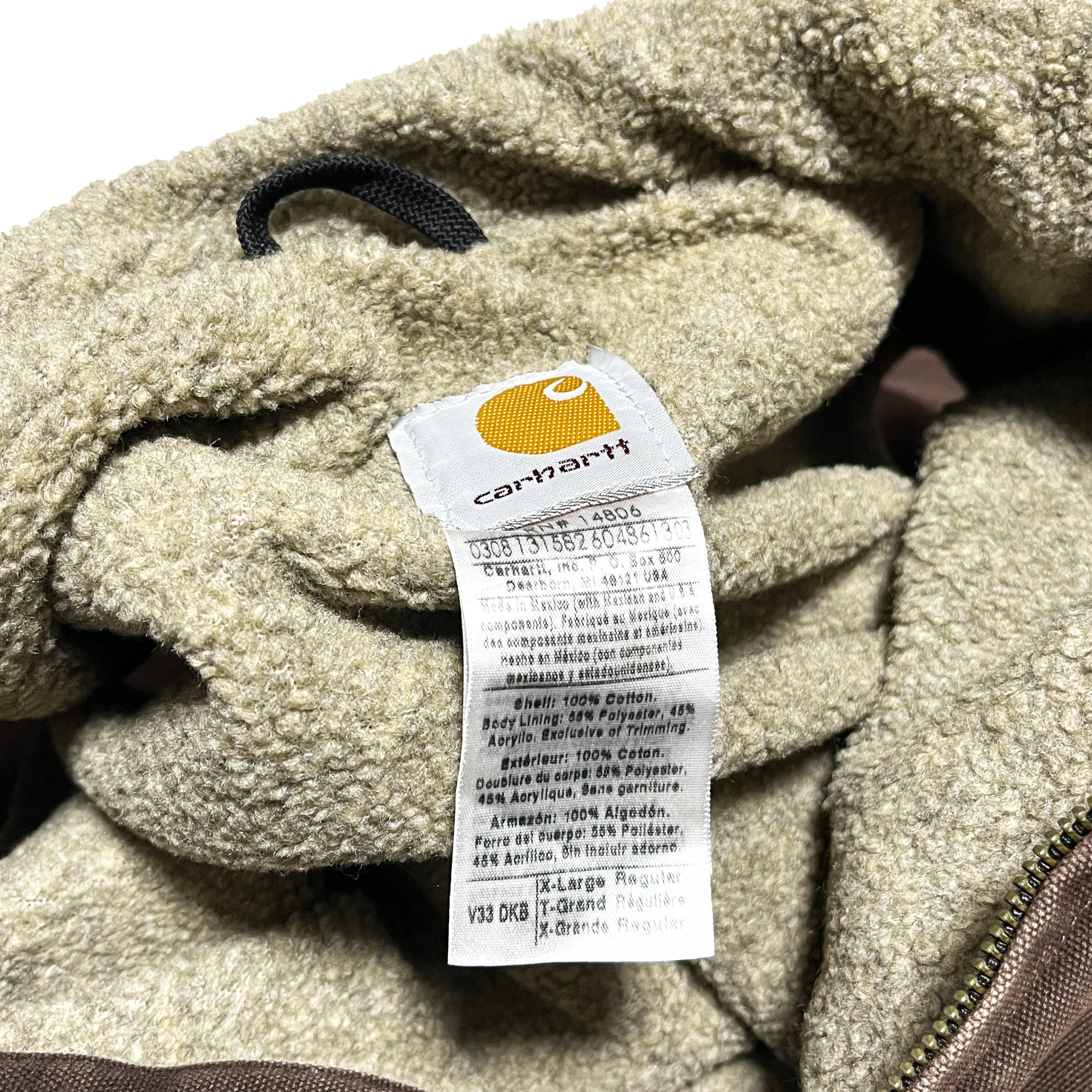 12 メキシコ製 Carhartt ダックベスト ボア ブラウン Size (XL) – frgeek