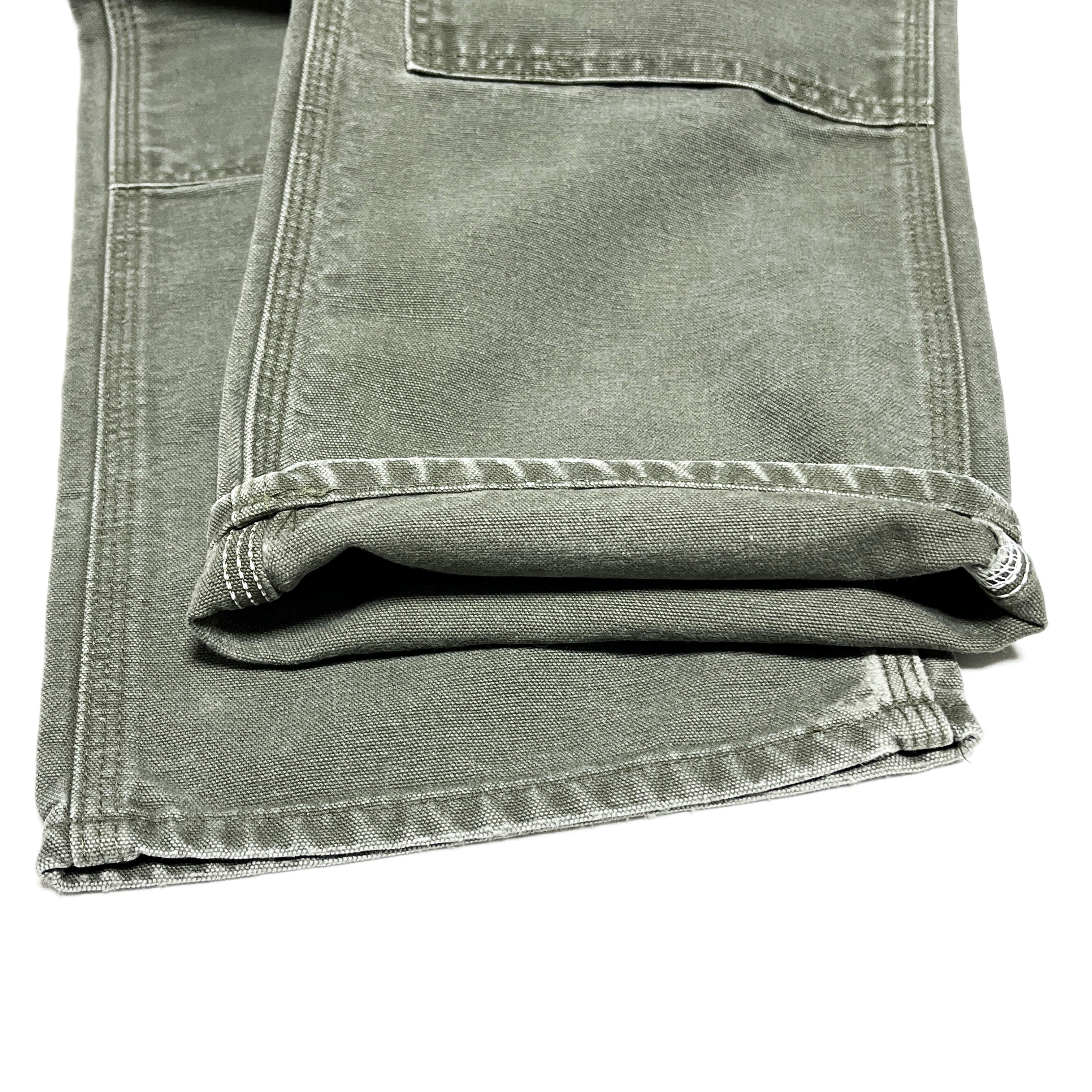 8 アメリカ製 Carhartt ダブルニー ペインターPT オリーブ Size (W33