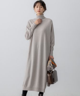 23区(ニジュウサンク)の【洗える】カシミヤブレンド タートルネック