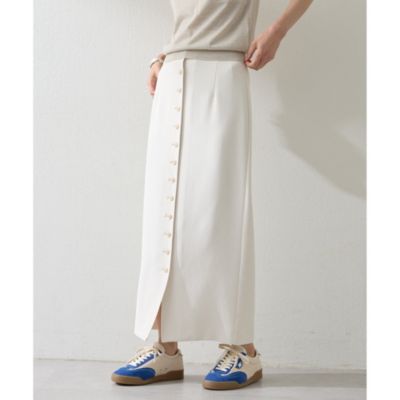 Whim Gazette(ウィム ガゼット)のWクロスボタンスカート通販 | 集英社