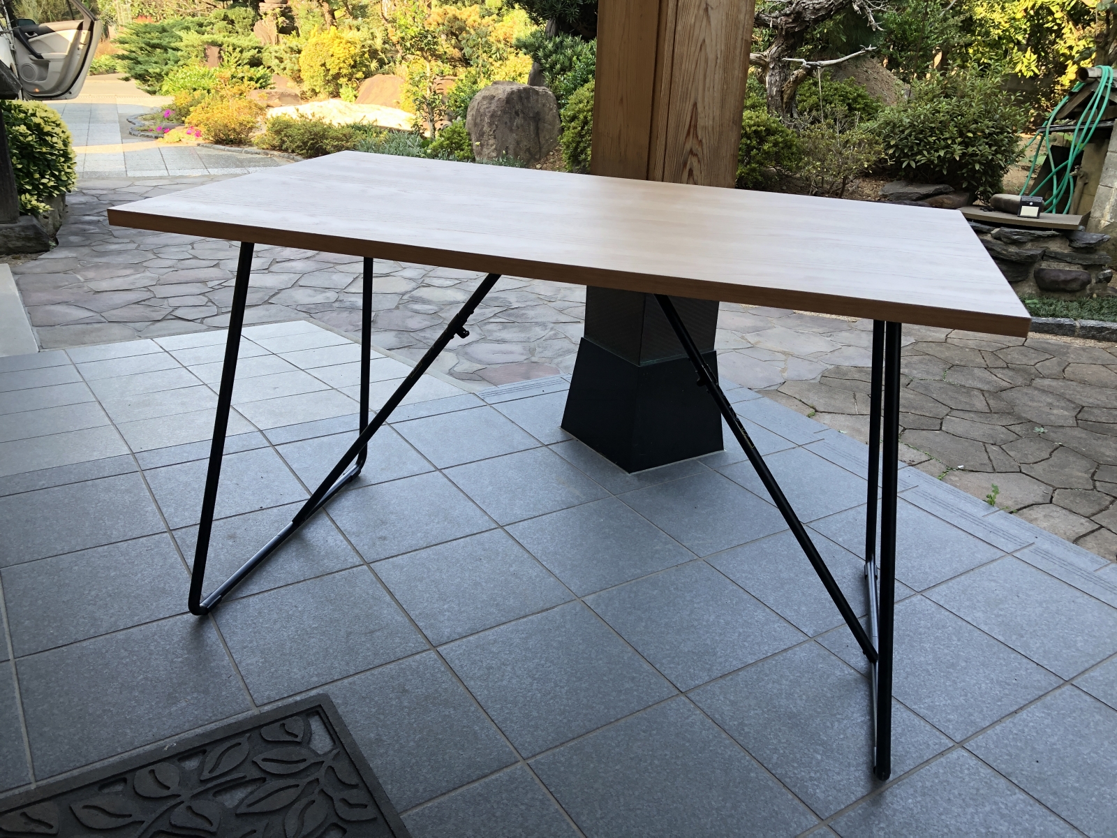 無印良品 MUJI 木製折りたたみテーブル オーク材突板 幅120㎝ 人気