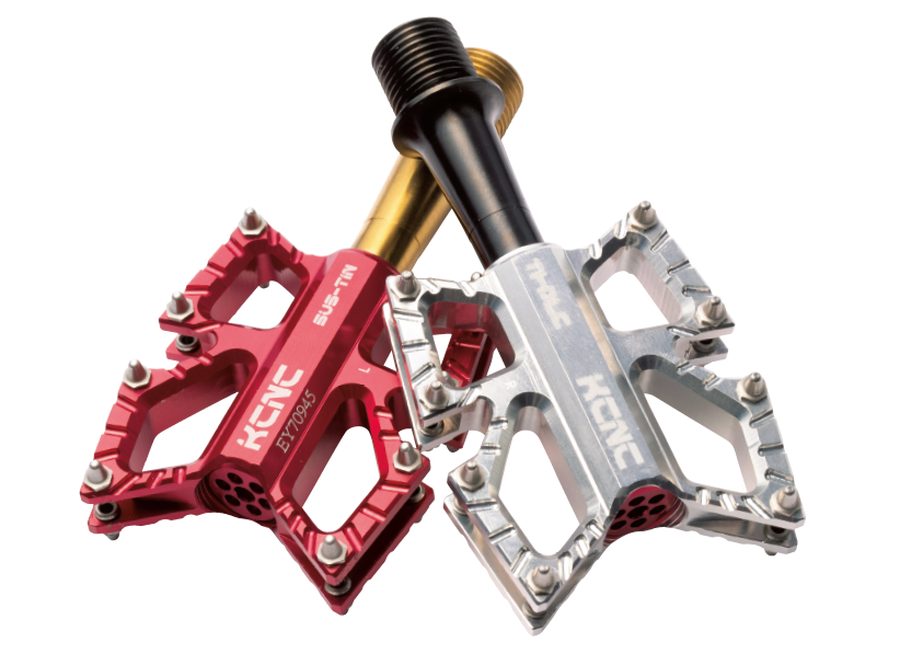 KCNC ペダル KYREX SLIM ROAD PLATFORM REDチタン 577545_1