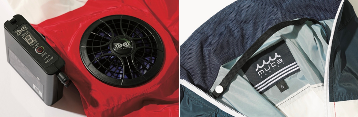 ムータマリン」の電動ファン付きベストで熱中症対策！ | EVEN