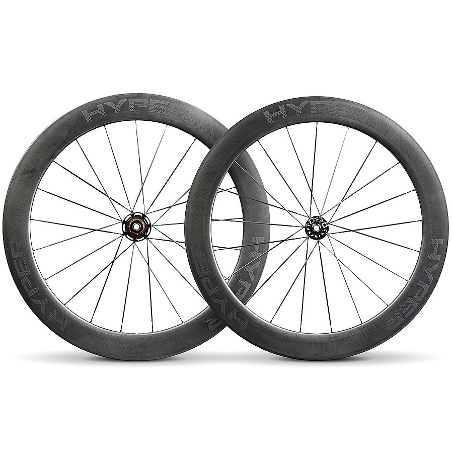 優れた強度対重量比のカーボンスポーク採用「LUN/HYPER ホイールセット