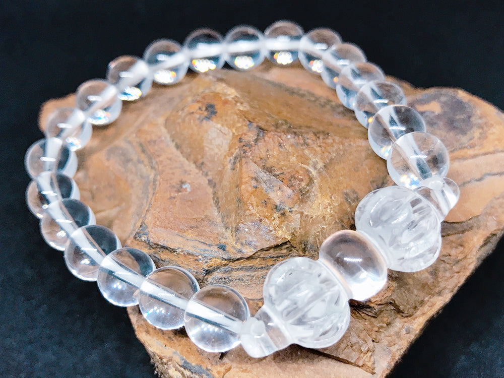 五鈷杵・ブレスレット（水晶） – 天然石の店 ふうちゃん