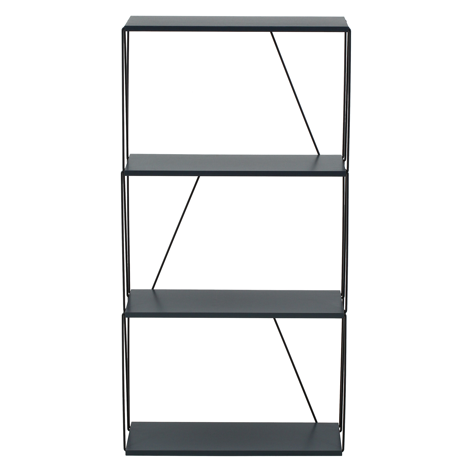 C/D:67323] EZBOワイヤーラック4段 60幅 ダークグレー