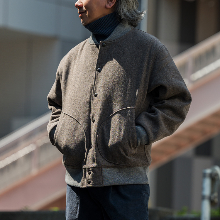 Jackman】Melton Award Jacket | 藤巻百貨店