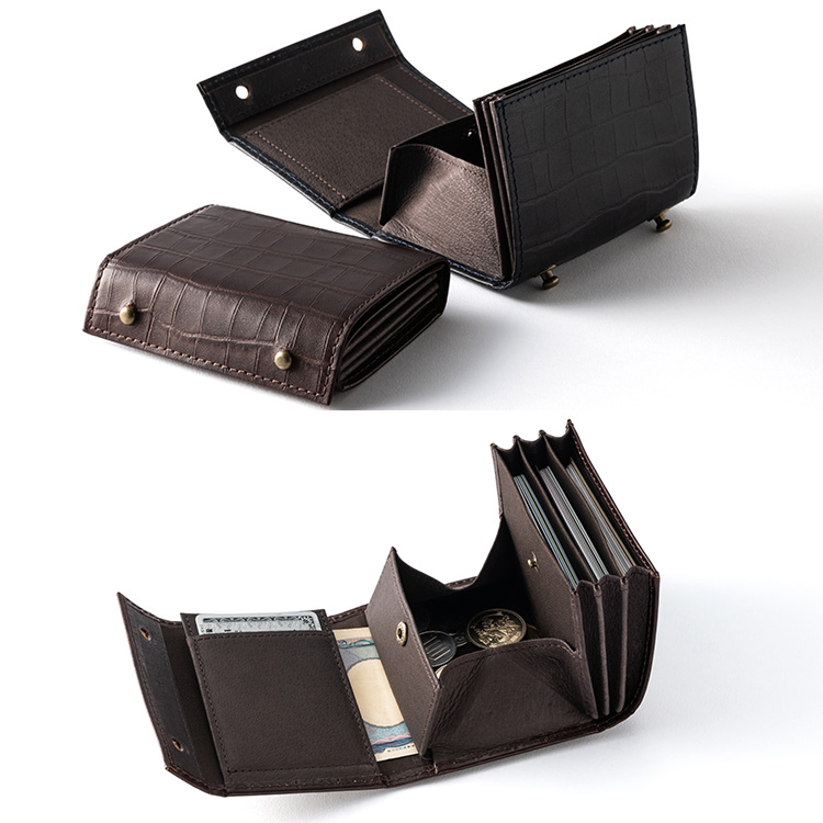 m＋】ミニ財布 millefoglie（ミッレフォッリエ）2 P25 藤巻百貨店別注