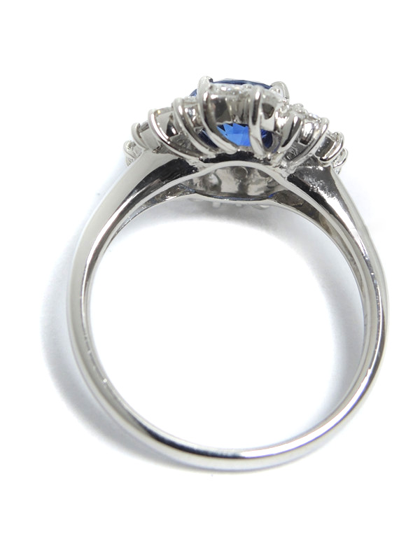 PT900リング サファイア1.419ct ダイヤモンド0.68ct』12号 / FUKUMOTO